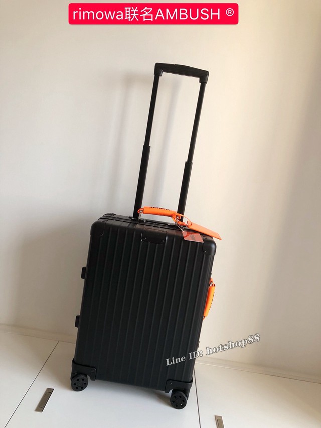 RIMOWA聯名AMBUSH行李箱四輪拉杆箱 日默瓦Classic鋁合金行李箱 gdx1135